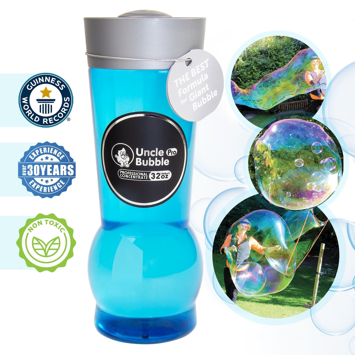 Uncle Bubble Bubble Concentrate Solution 378 Millilitres (12 Fluid Ounce