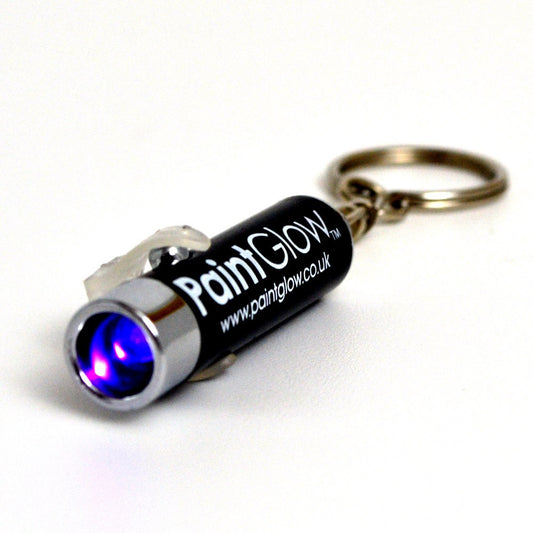PaintGlow UV LED Torch Keyring