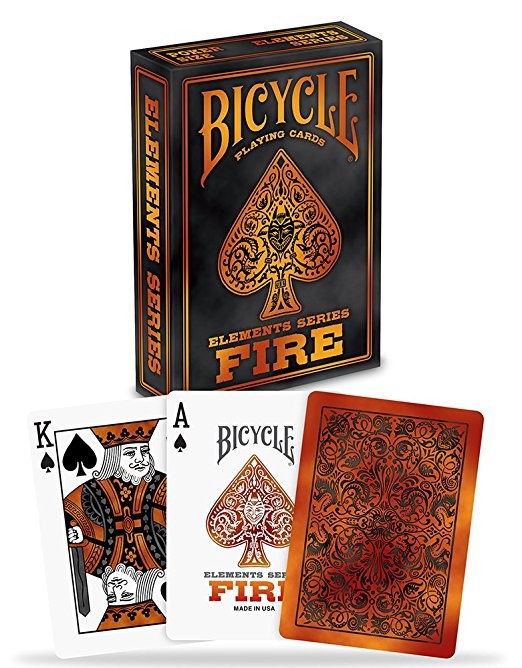 Bicycle Fire Element Playing Card Deck