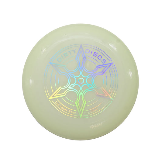 Dirty Disc Ninja Star Sports Disc Frisbee - Lumo / Glow