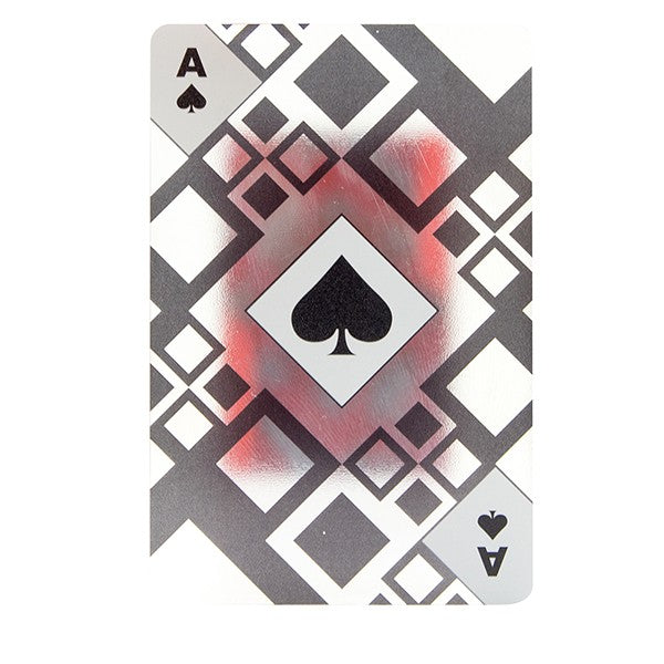 Indy Plastic Playing Cards - Black Sun