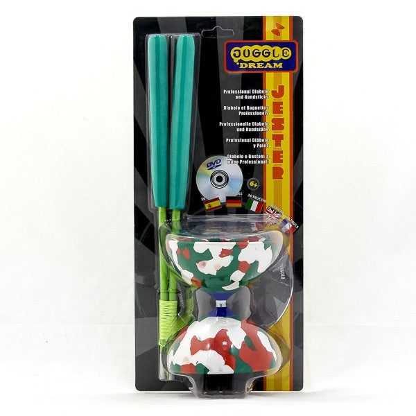 Jester Diabolo, 'Pro Sticks' & DVD - Pack