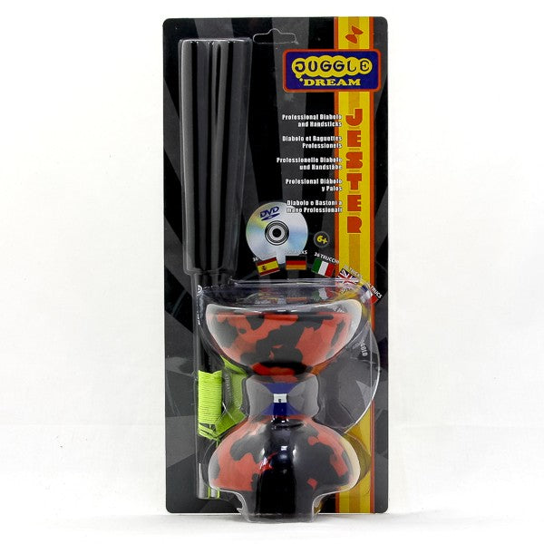 Jester Diabolo, 'Pro Sticks' & DVD - Pack