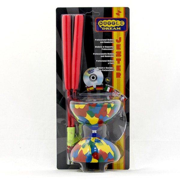 Jester Diabolo, 'Pro Sticks' & DVD - Pack