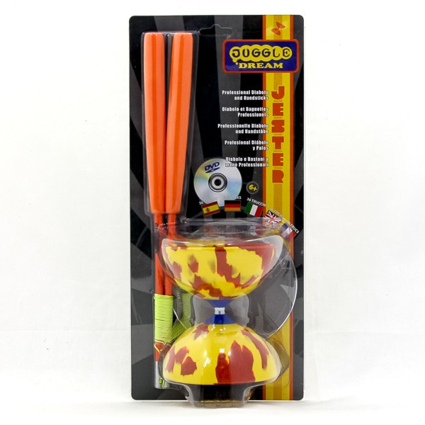 Jester Diabolo, 'Pro Sticks' & DVD - Pack