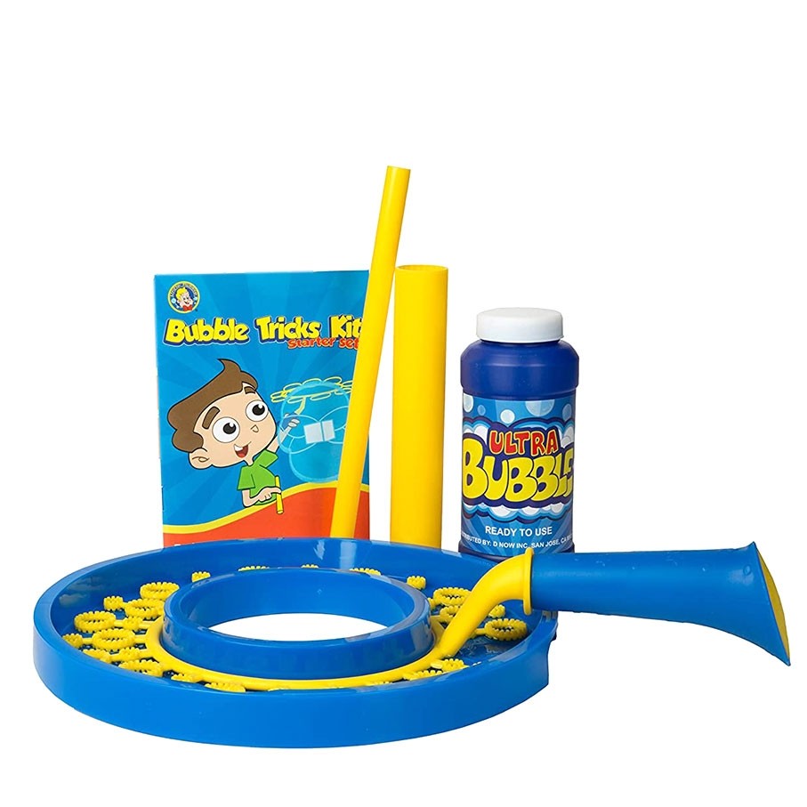 Uncle Bubble Junior Bubble Kit. Bubble Wand with 236 Milliliter Bubble Solution. Kids Bubble Toy